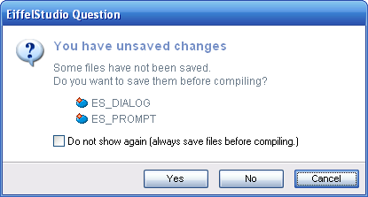 Unsaved changes dialog prompt with a subtitle