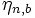 \eta_{n, b}\,