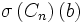 \sigma \left( C_n \right) \left( b \right)