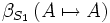 \beta_{S_1}\left( A \mapsto A\right)